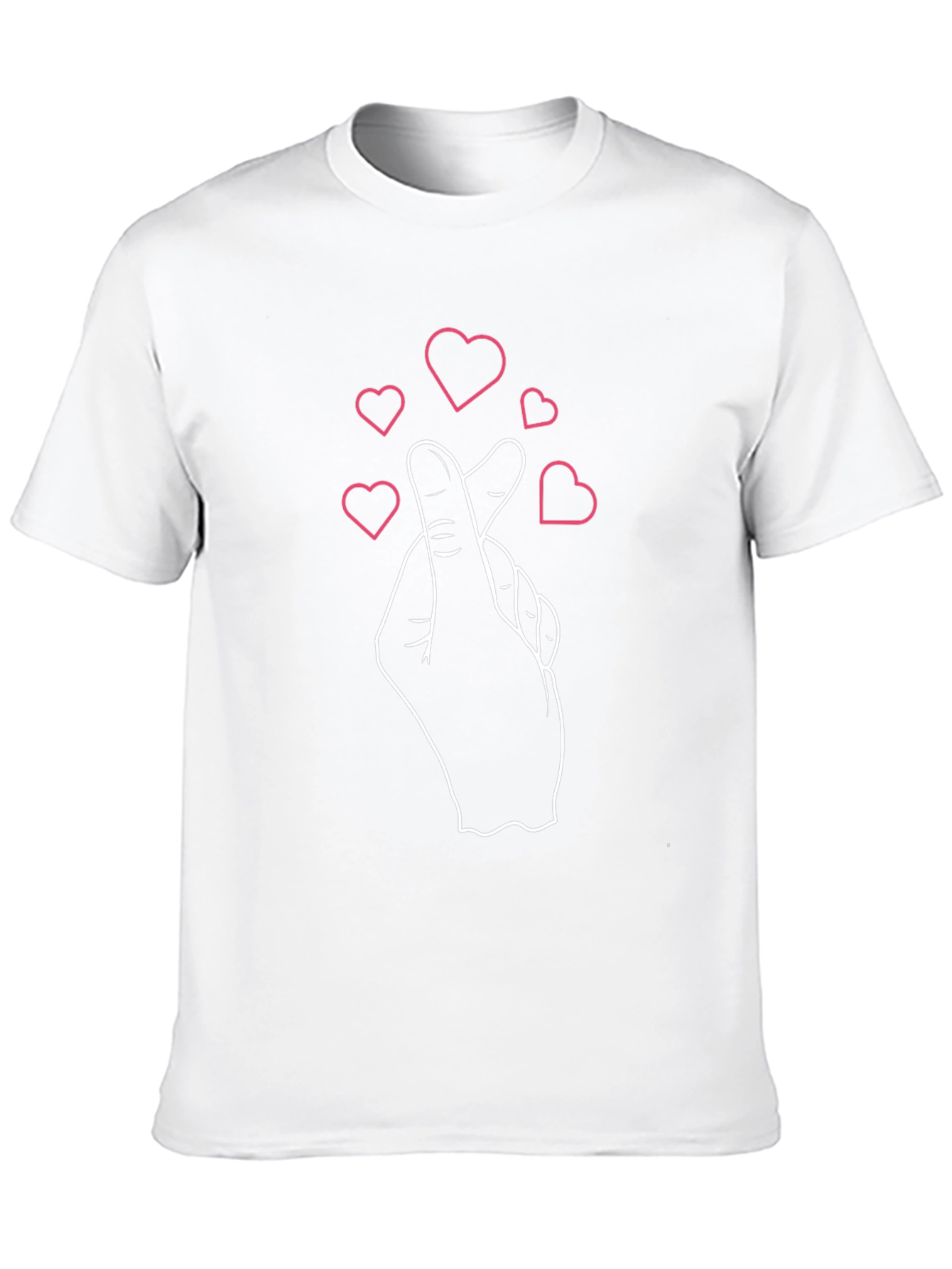 Finger Heart T-Shirt - Korean Love Sign