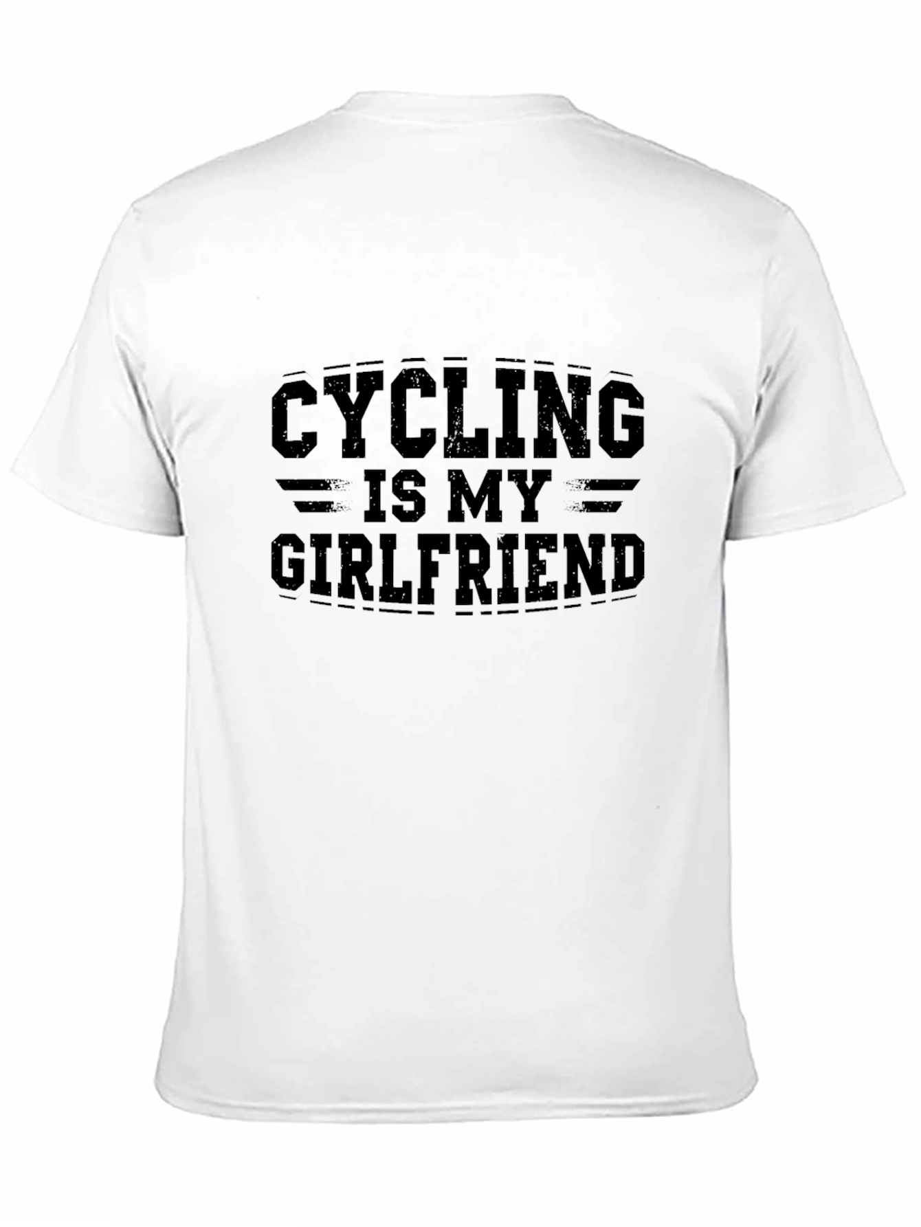 Cycling is My Girlfriend Black T-Shirt