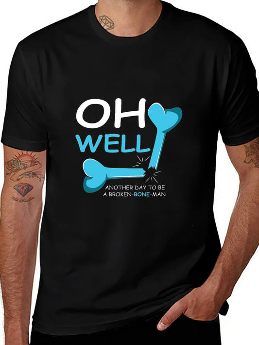 Broken Bone Man T-Shirt: Funny Injury Tee