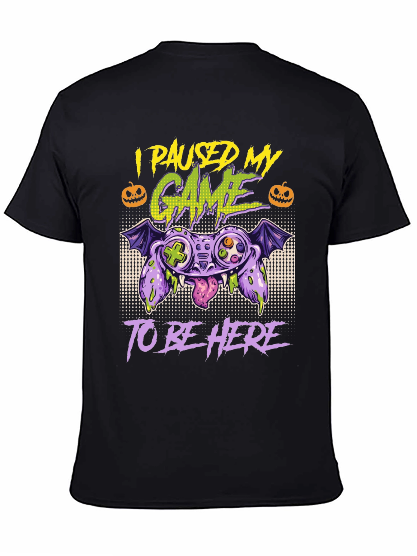 Paused Game Halloween T-Shirt