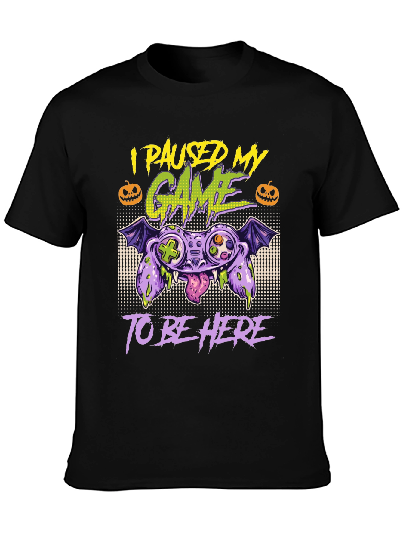 Paused Game Halloween T-Shirt