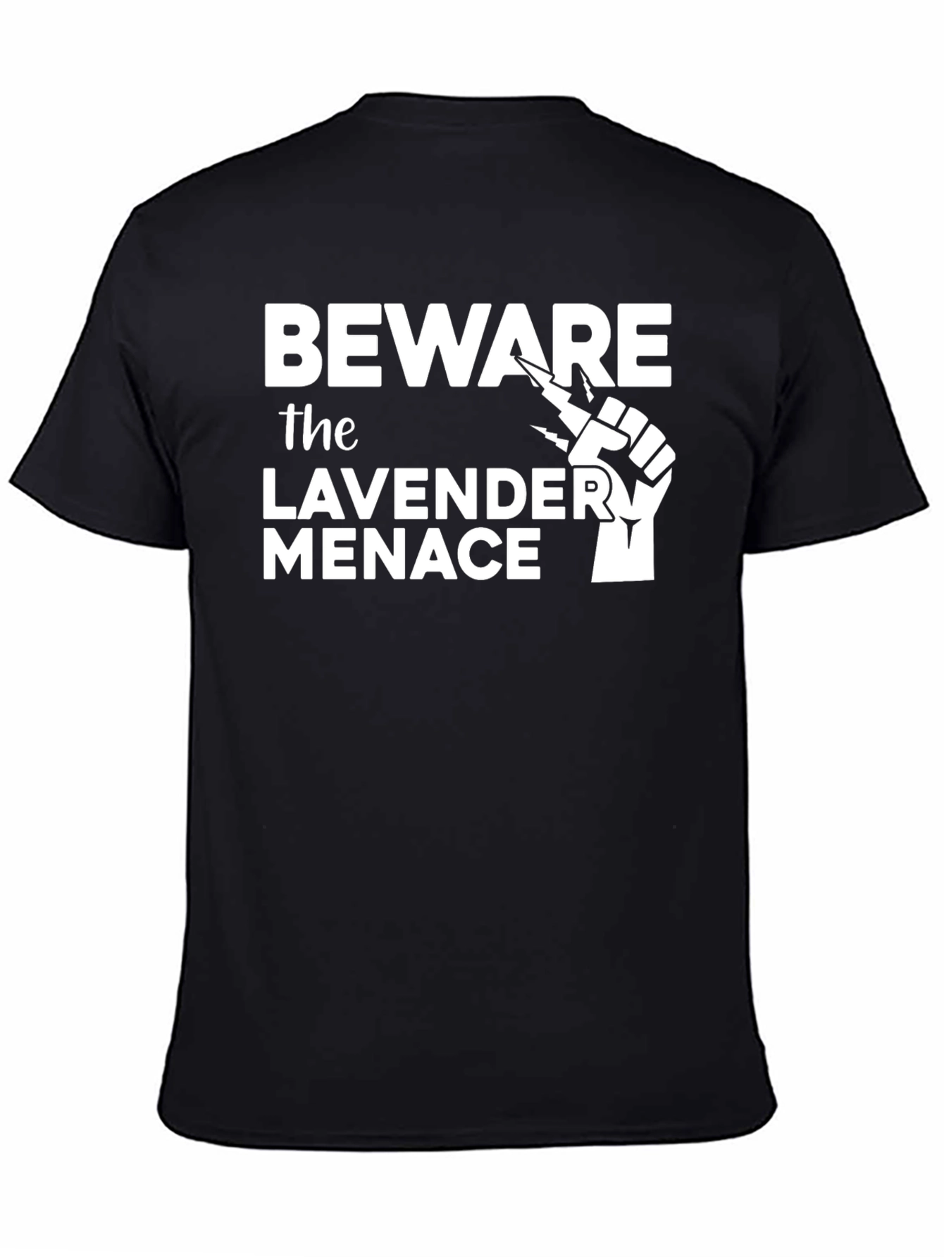 Beware the Lavender Menace Graphic T-Shirt