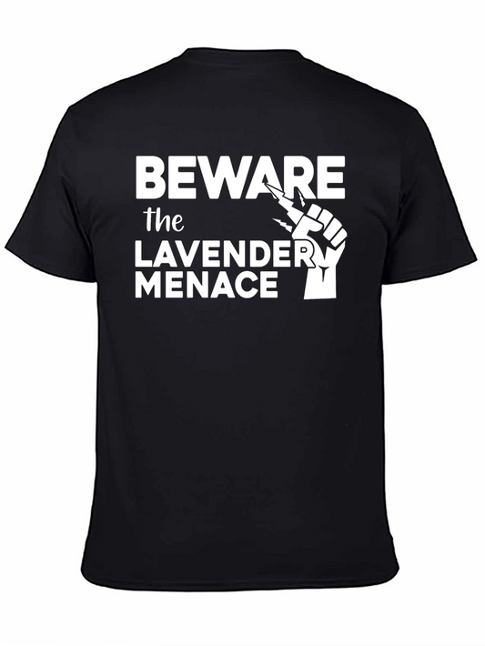 Beware the Lavender Menace Graphic T-Shirt