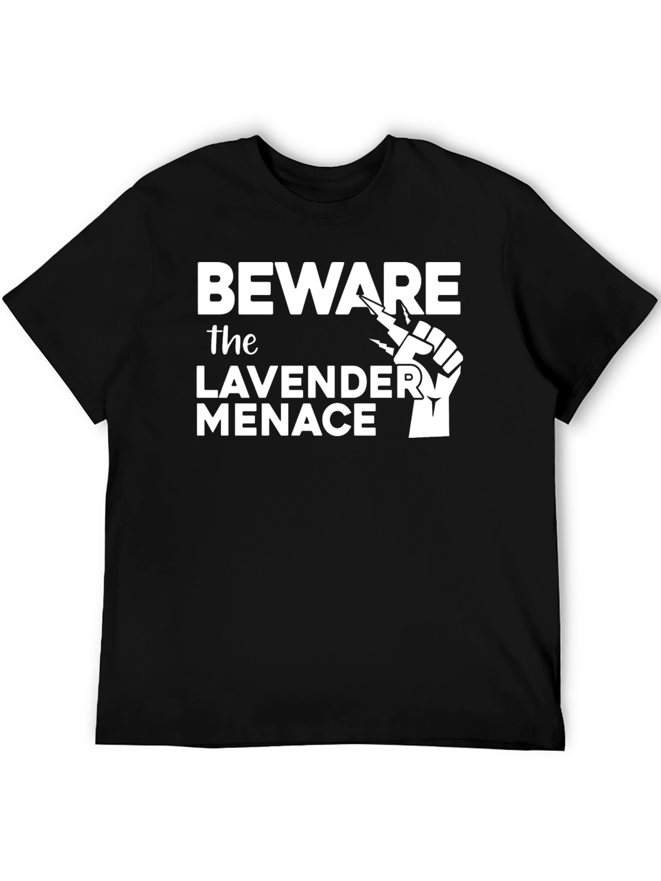 Beware the Lavender Menace Graphic T-Shirt