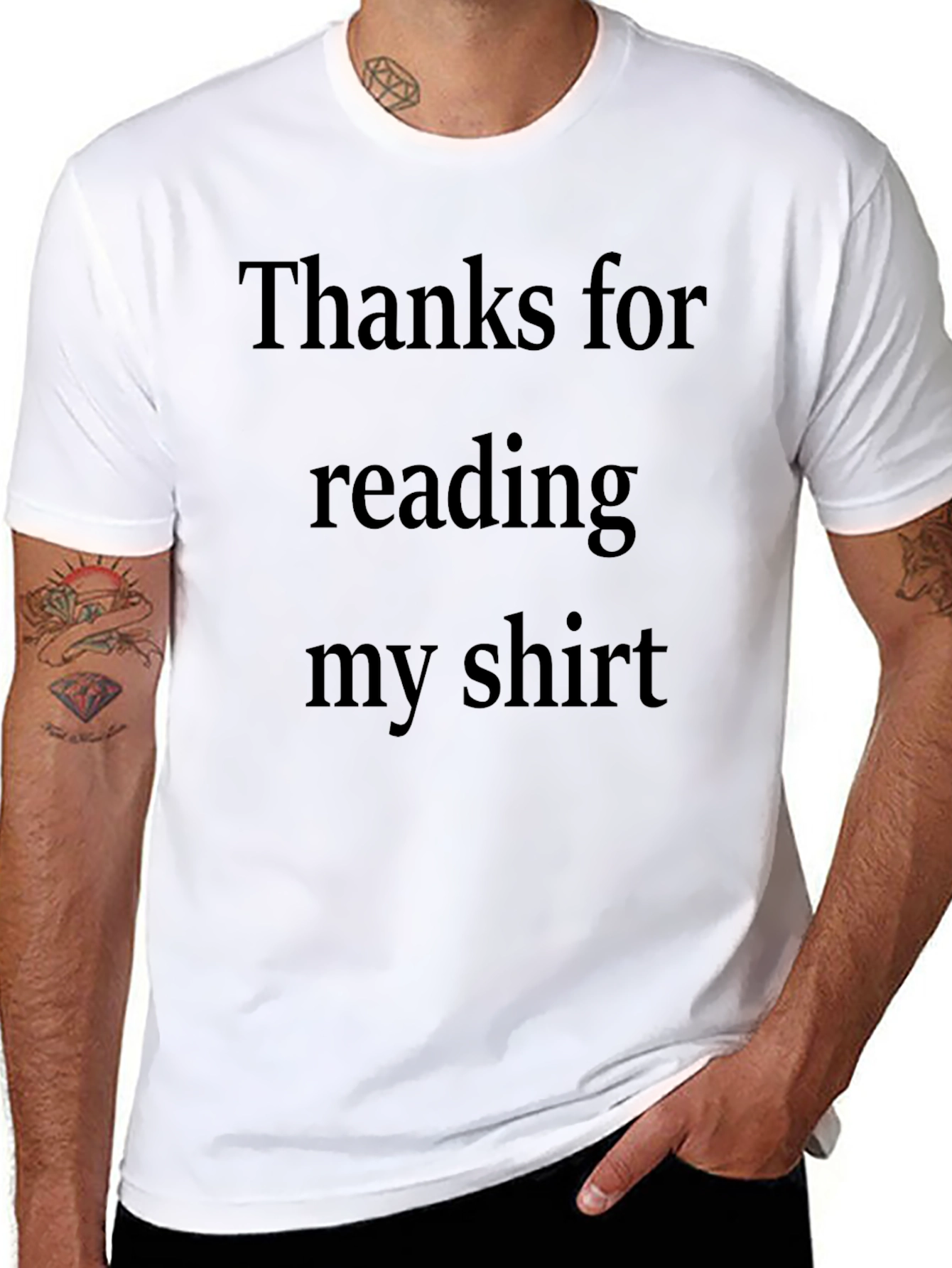 Thanks For Reading My Shirt - Novelty T-Shirt