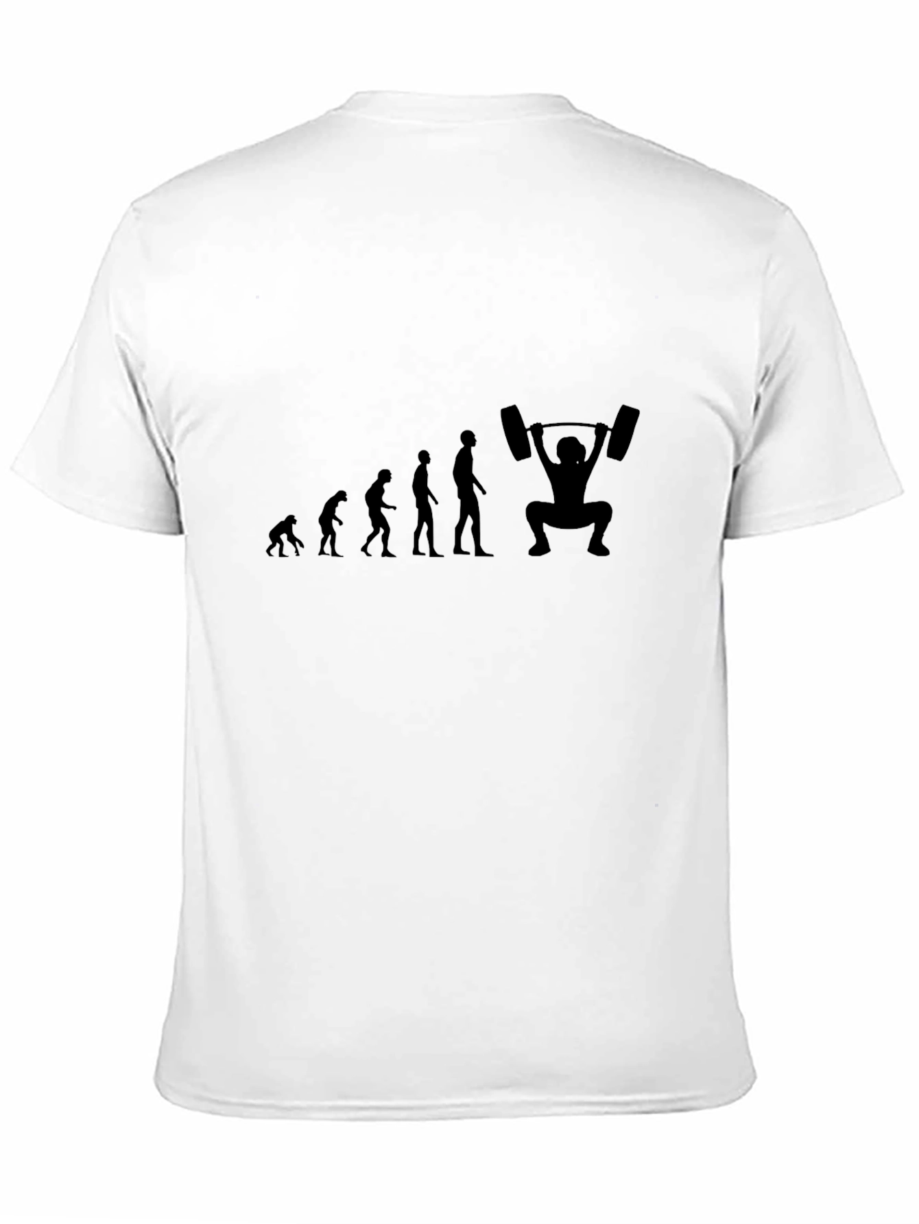 Evolution of Weightlifting T-Shirt - Black