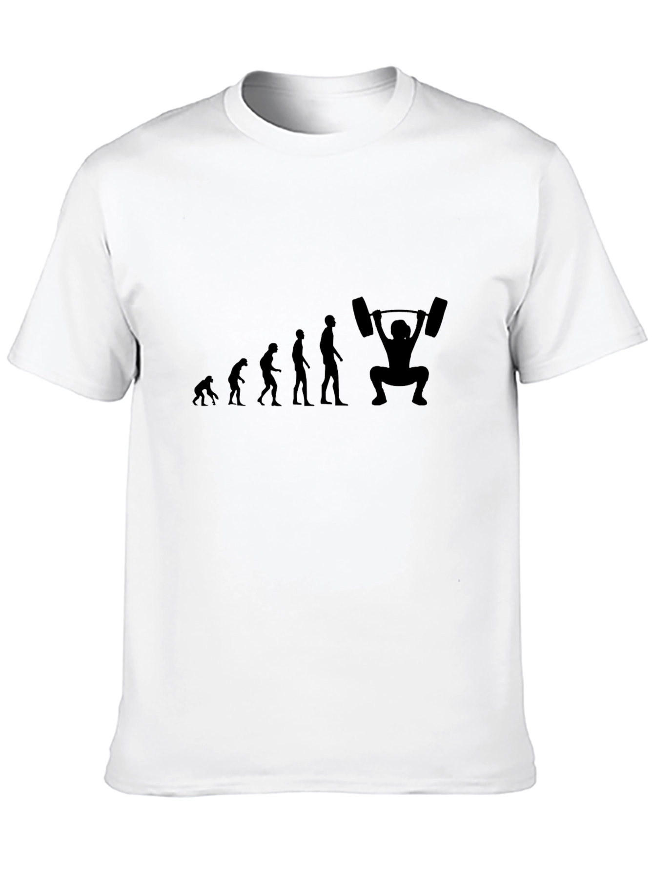 Evolution of Weightlifting T-Shirt - Black