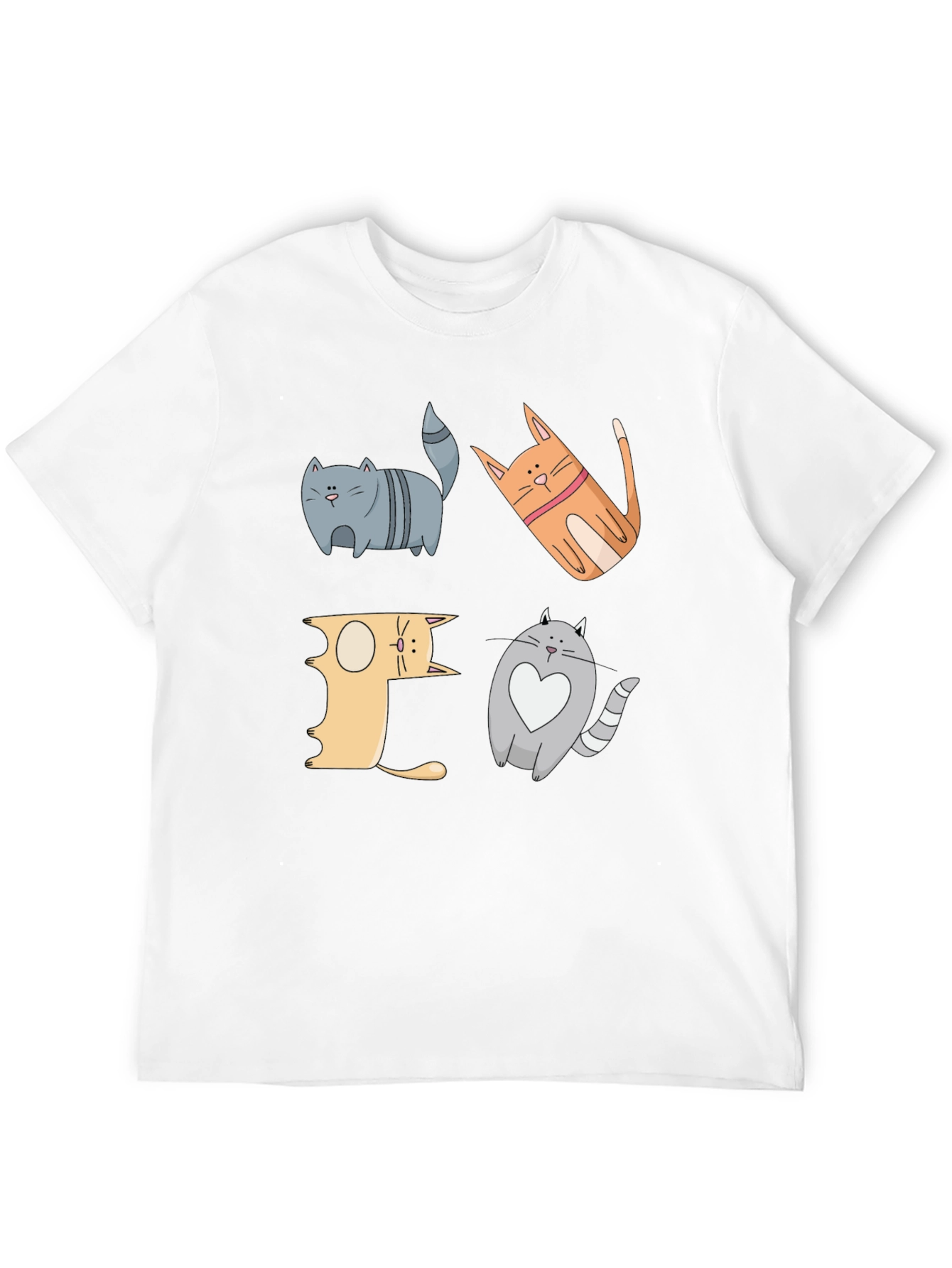 Cat Lover Graphic Tee - Funny Kitten Design