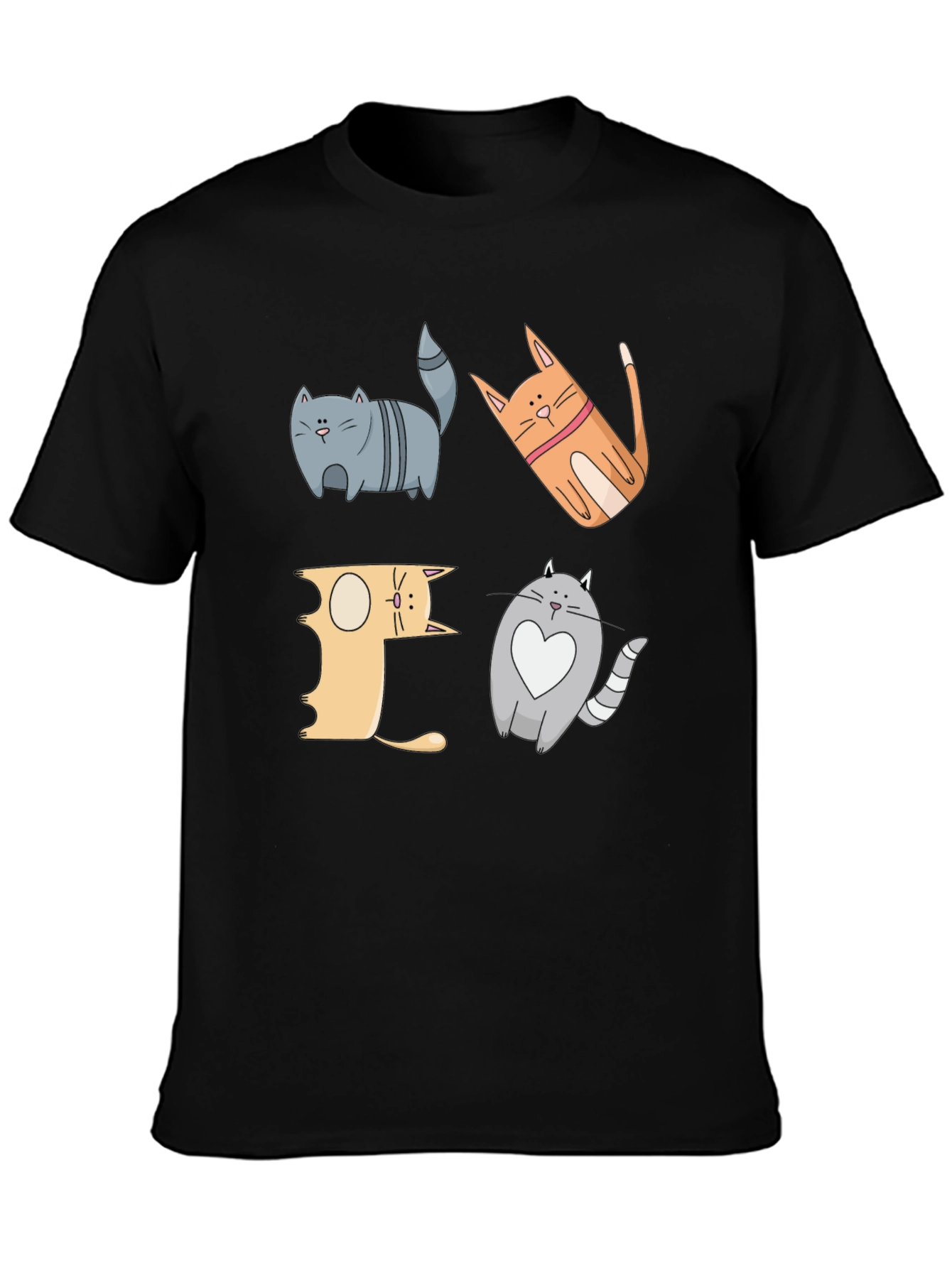 Cat Lover Graphic Tee - Funny Kitten Design