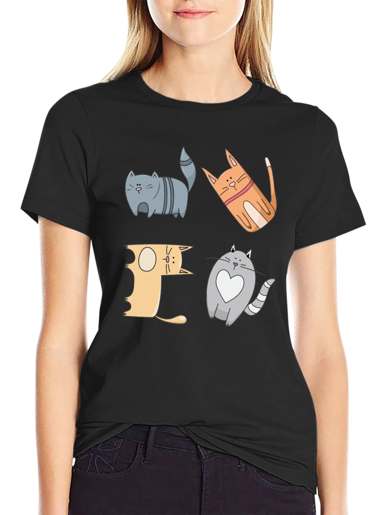 Cat Lover Graphic Tee - Funny Kitten Design