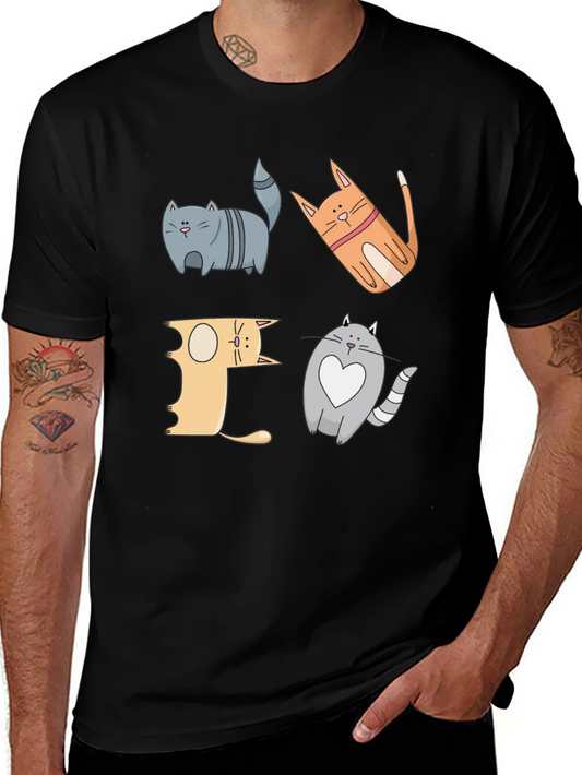 Cat Lover Graphic Tee - Funny Kitten Design