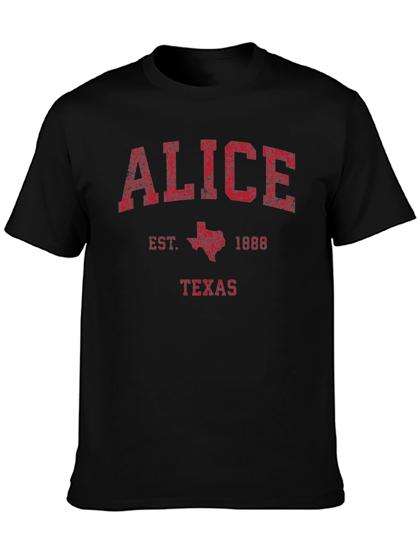Alice Texas EST. 1888 Black T-Shirt