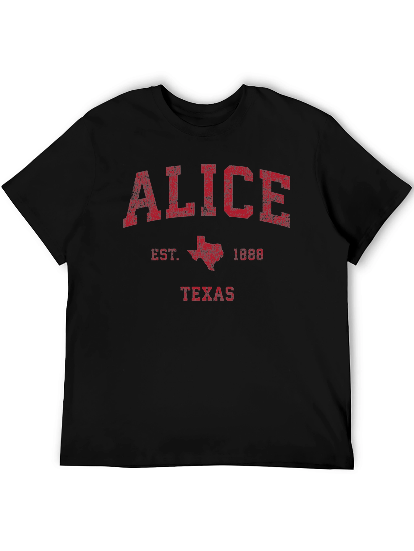 Alice Texas EST. 1888 Black T-Shirt