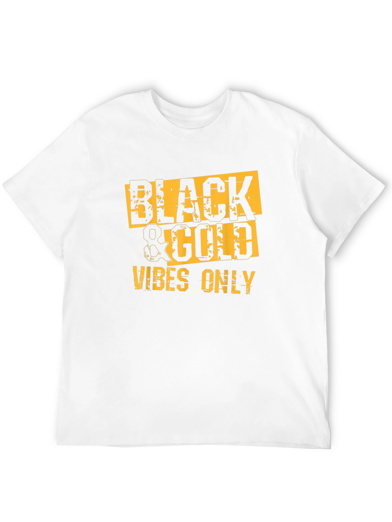 Black & Gold Vibes Only Graphic Tee