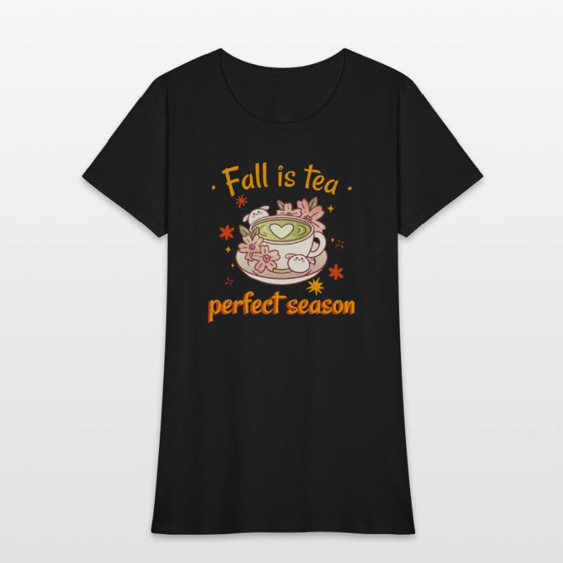 Fall is tea perfect season lovely cup design