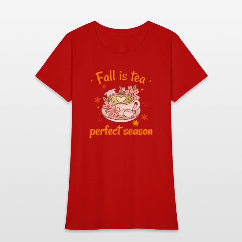 Fall is tea perfect season lovely cup design