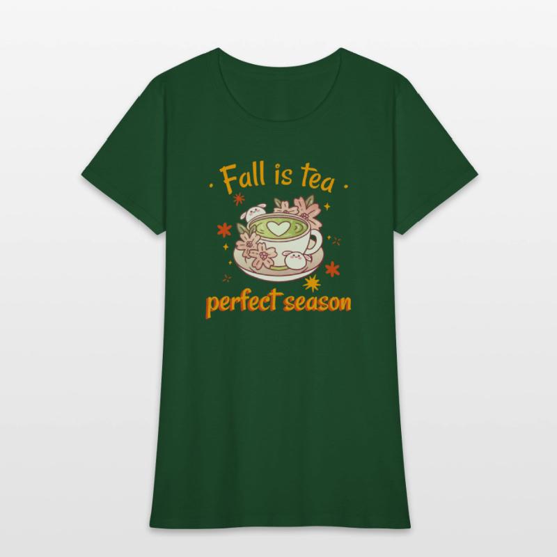 Fall is tea perfect season lovely cup design