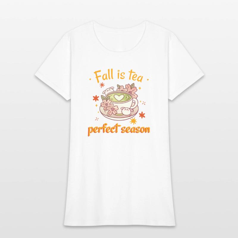 Fall is tea perfect season lovely cup design