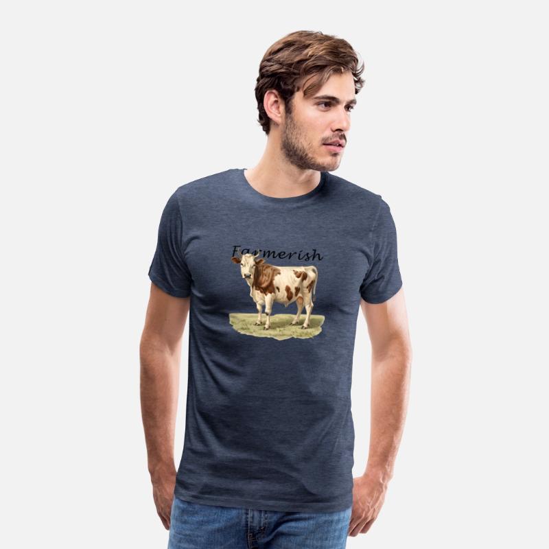 Farmerish Cow Rancher tshirt farm life