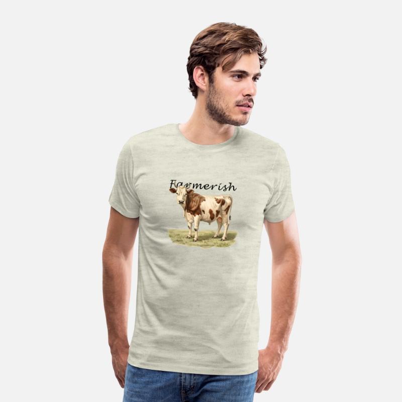 Farmerish Cow Rancher tshirt farm life