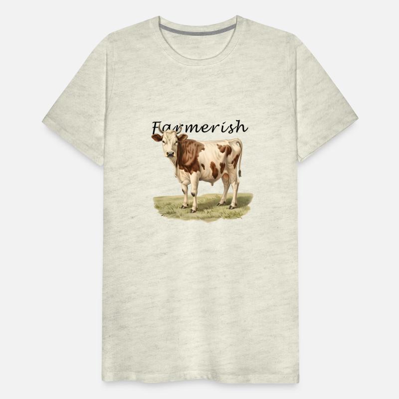 Farmerish Cow Rancher tshirt farm life