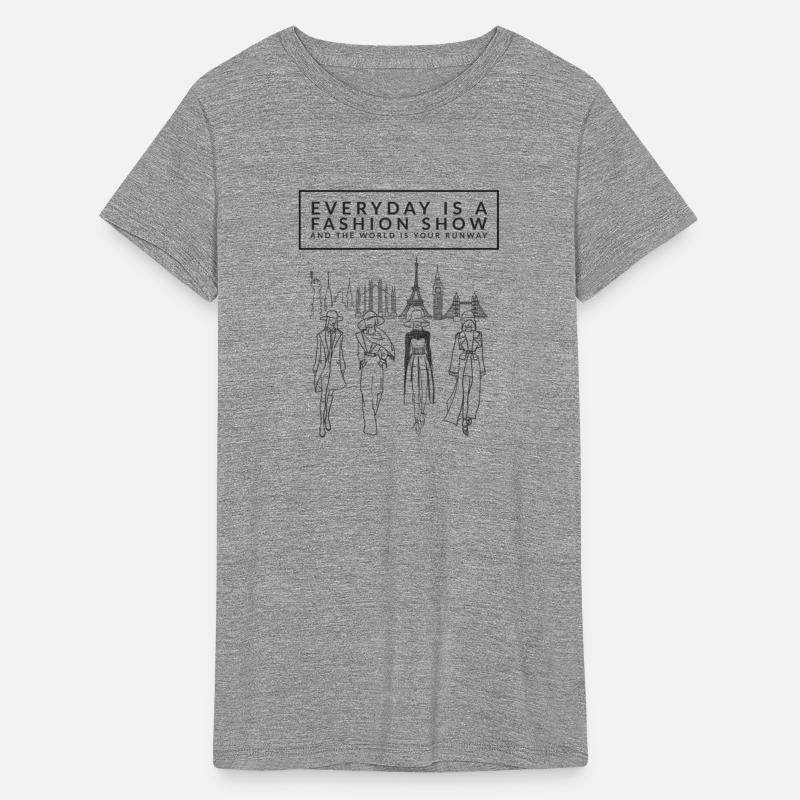 Fashionable Quotes The World is Your Runway Tshirt