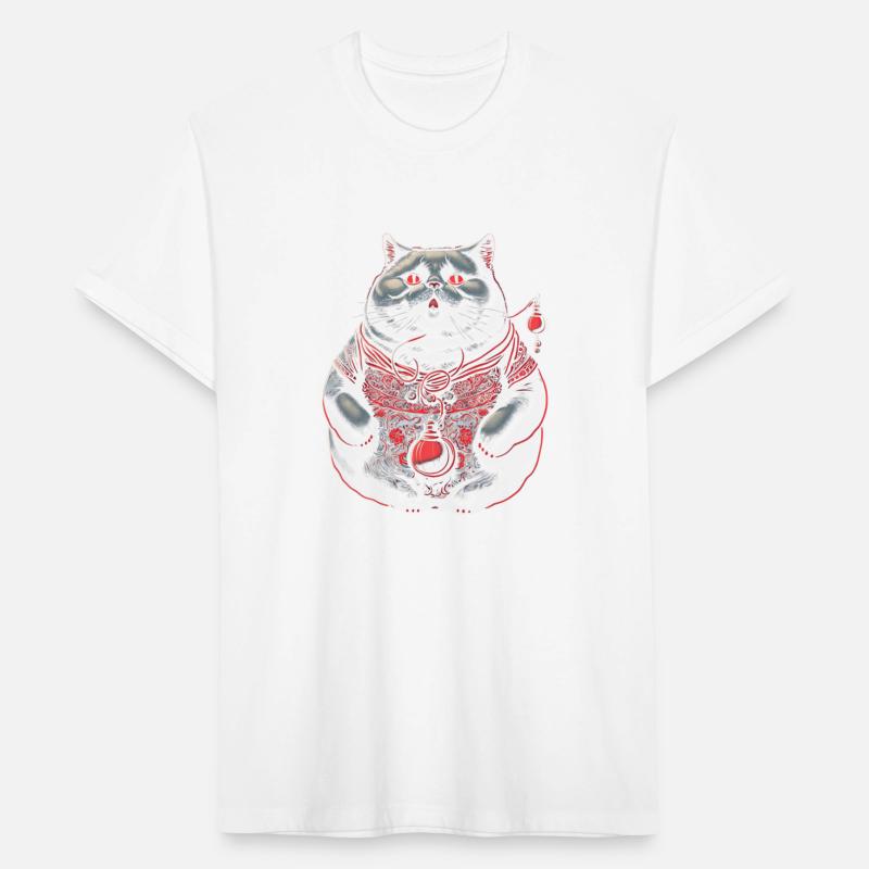 Fat Cat Japanese Samurai Sumo