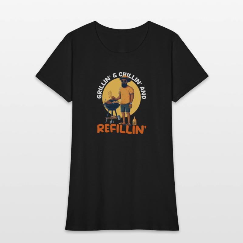 Fathers Day BBQ Grillin Chillin Refillin