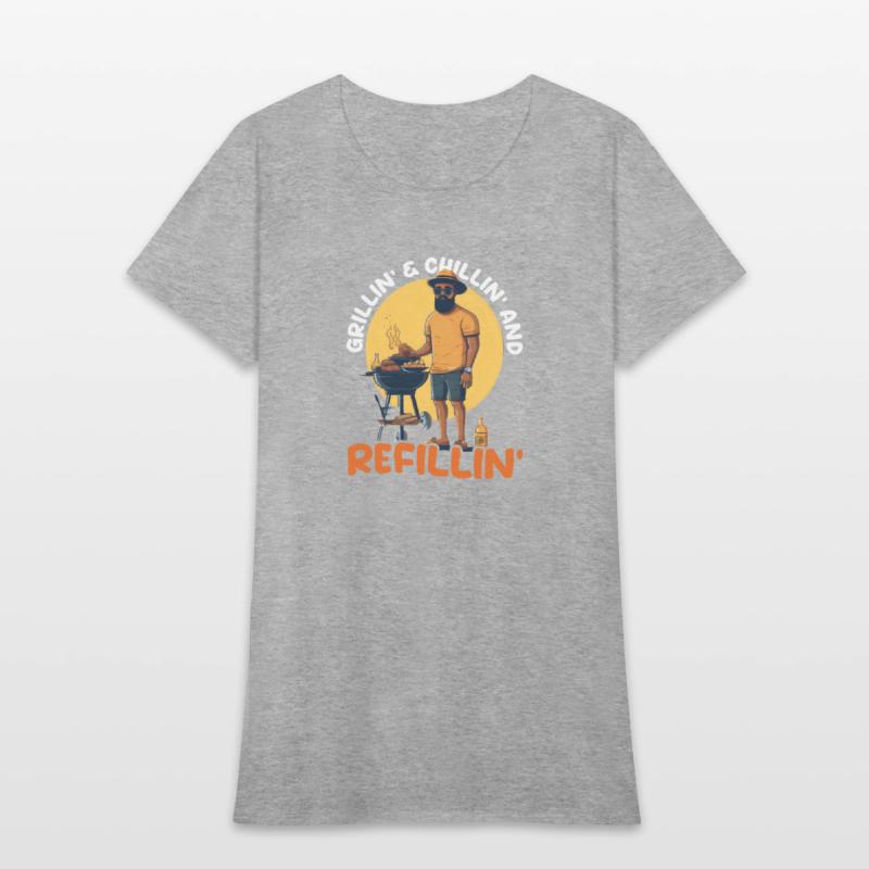 Fathers Day BBQ Grillin Chillin Refillin