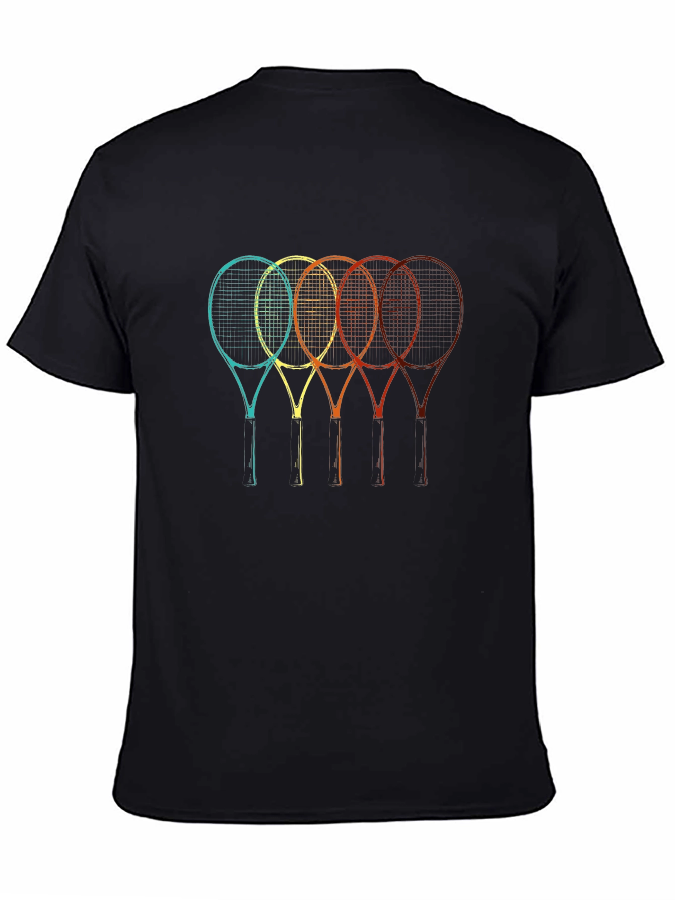 Retro Tennis Rackets Graphic Tee