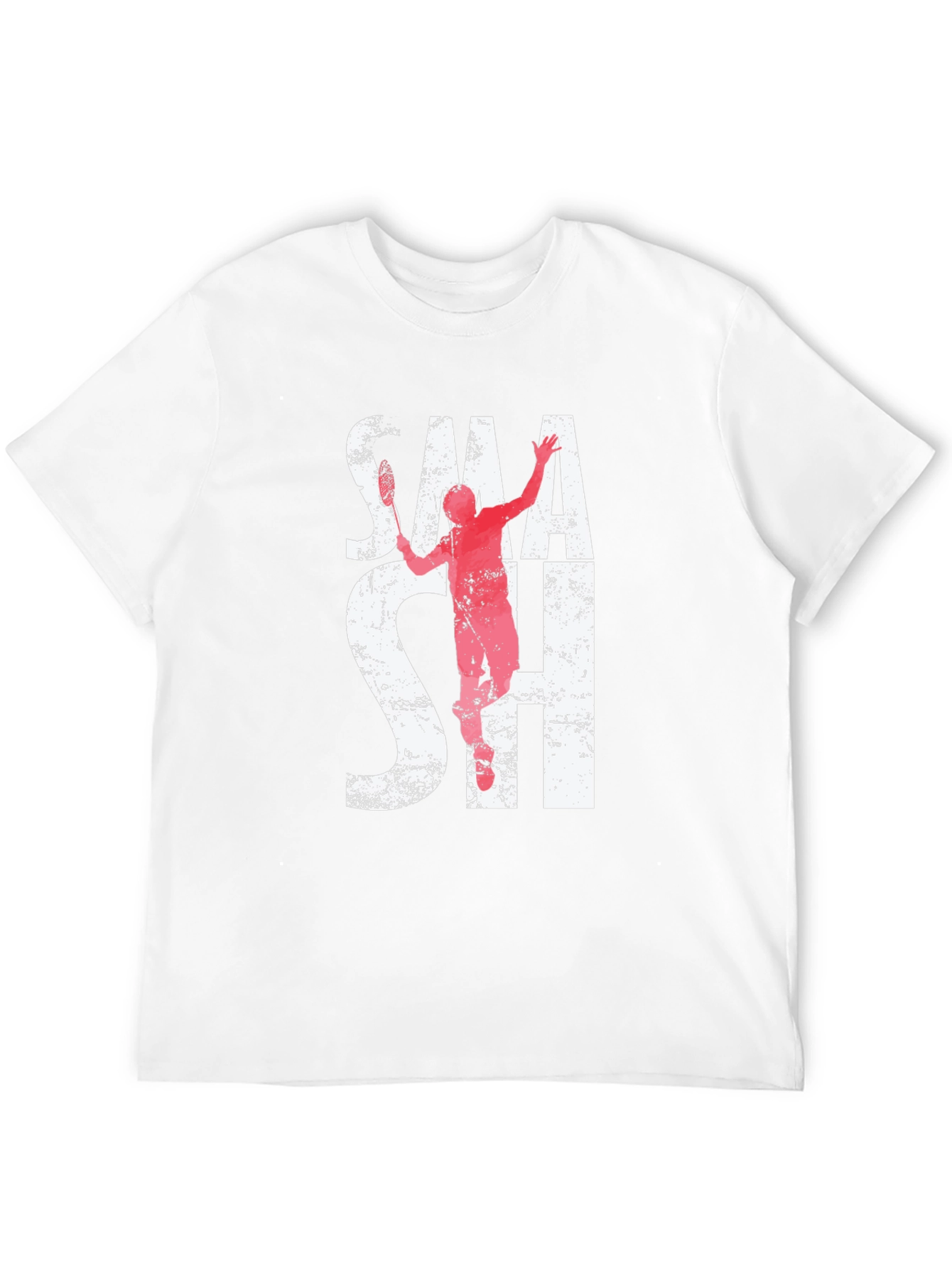 Smash Graphic Tee | Badminton Player T-Shirt