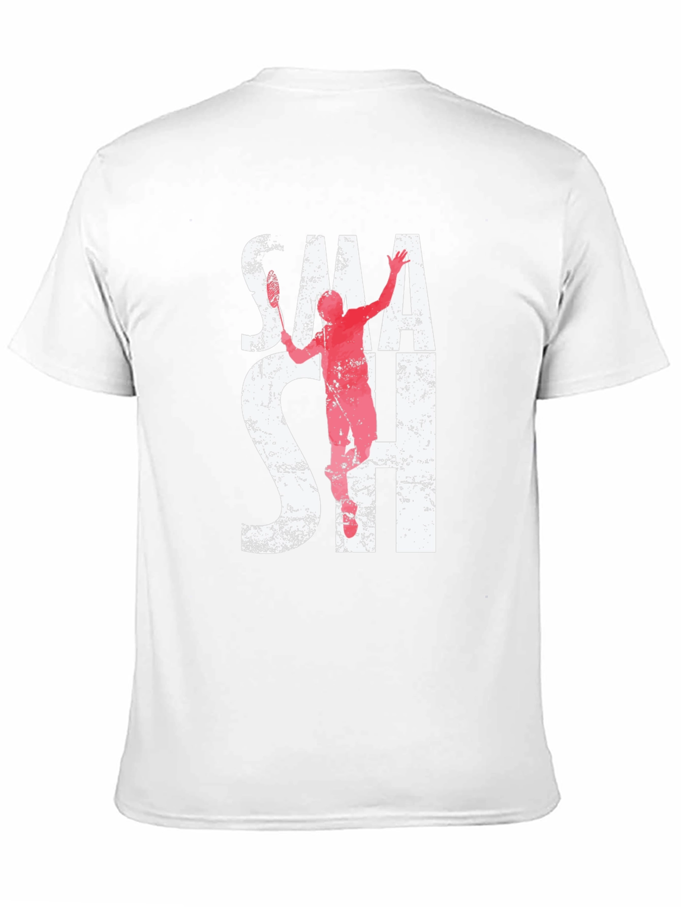Smash Graphic Tee | Badminton Player T-Shirt
