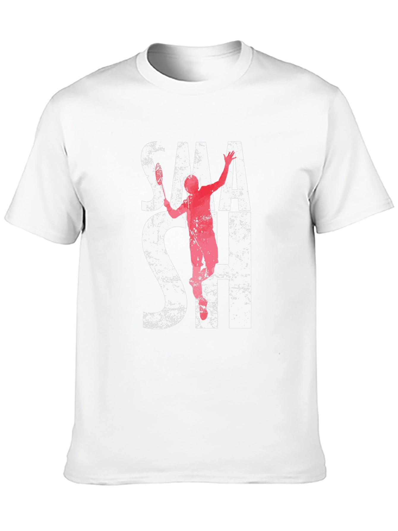 Smash Graphic Tee | Badminton Player T-Shirt