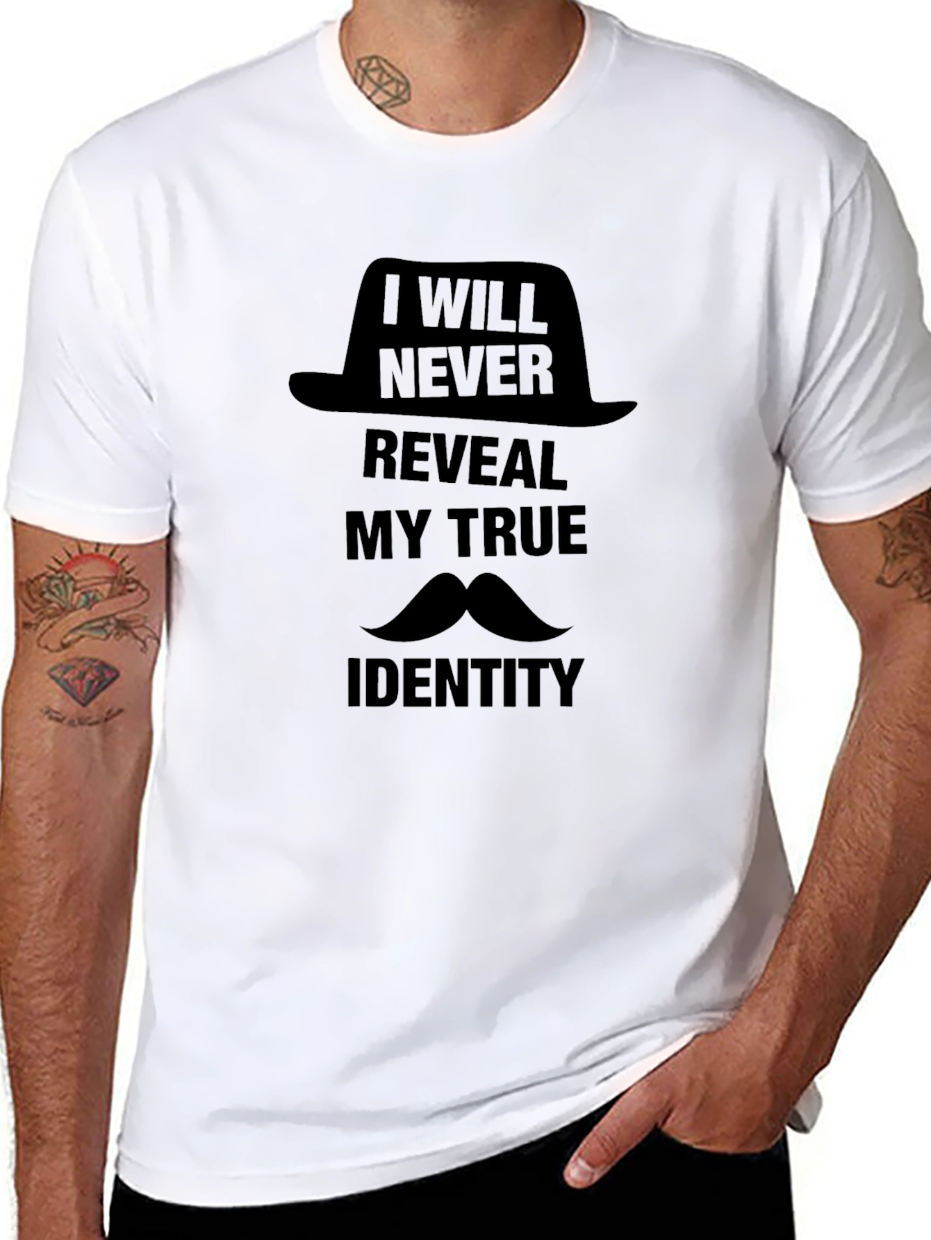 Mens I Will Never Reveal Graphic T-Shirt