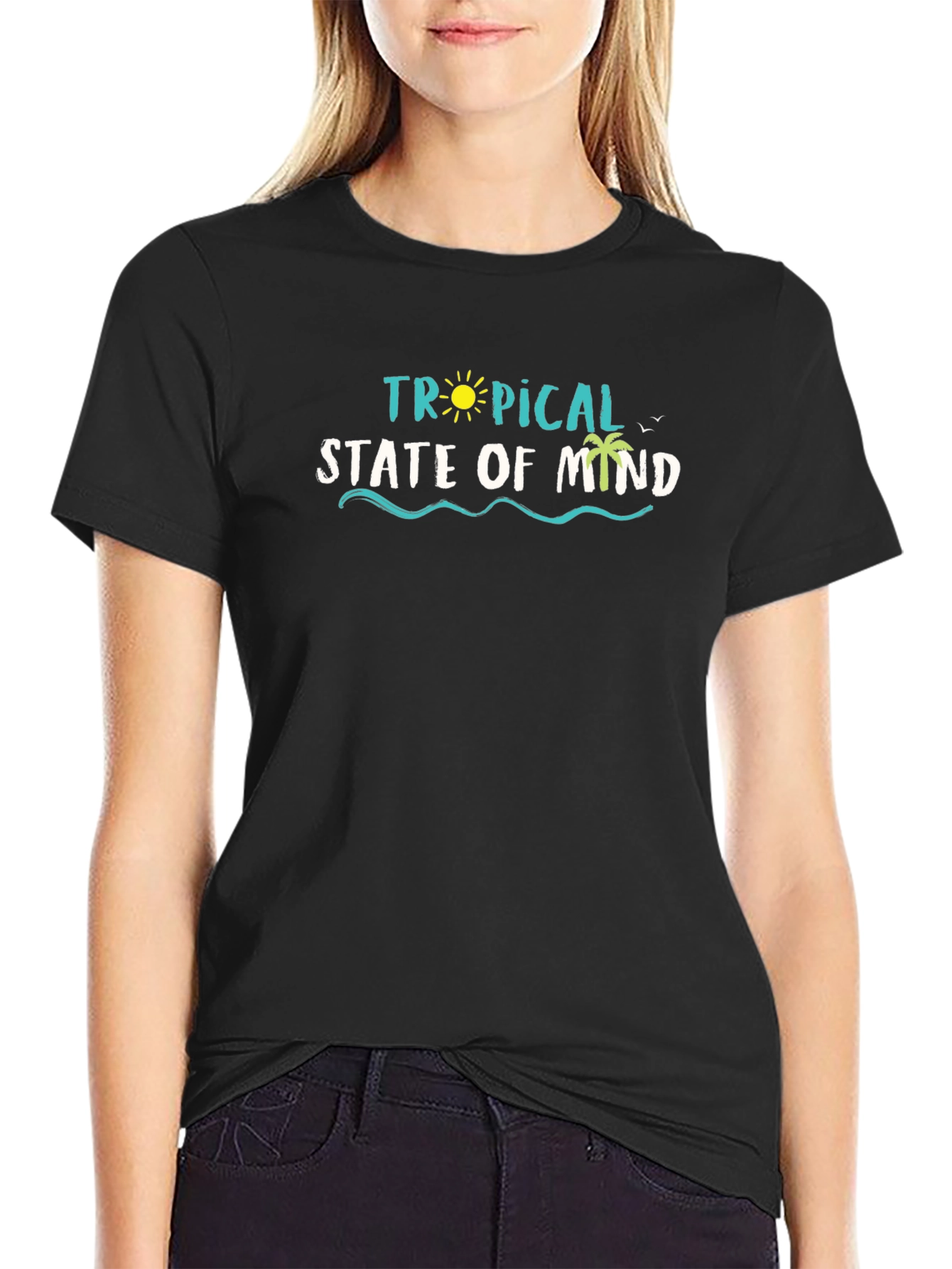 Tropical State of Mind Graphic T-Shirt