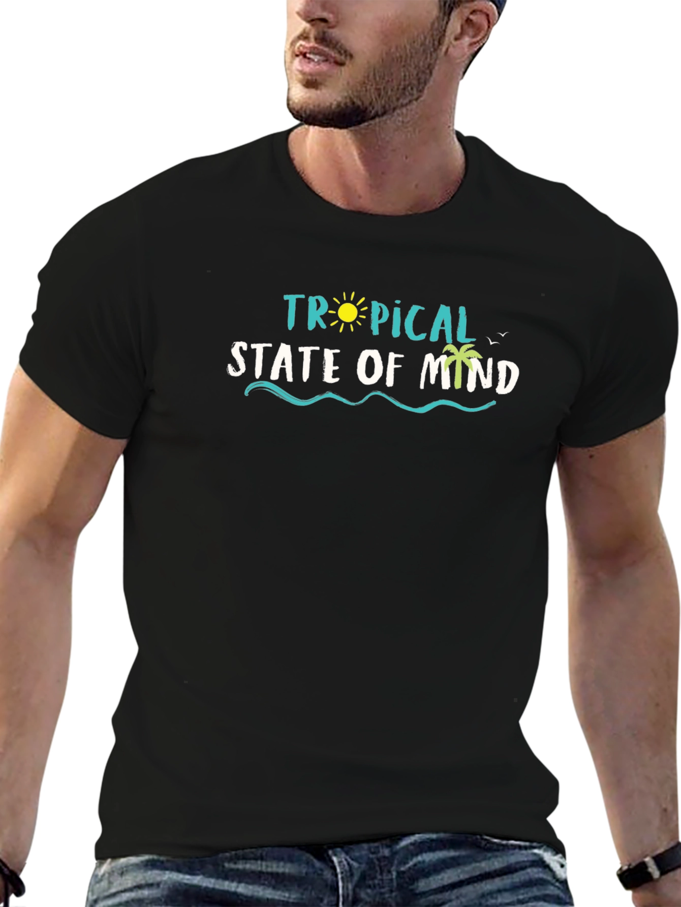 Tropical State of Mind Graphic T-Shirt