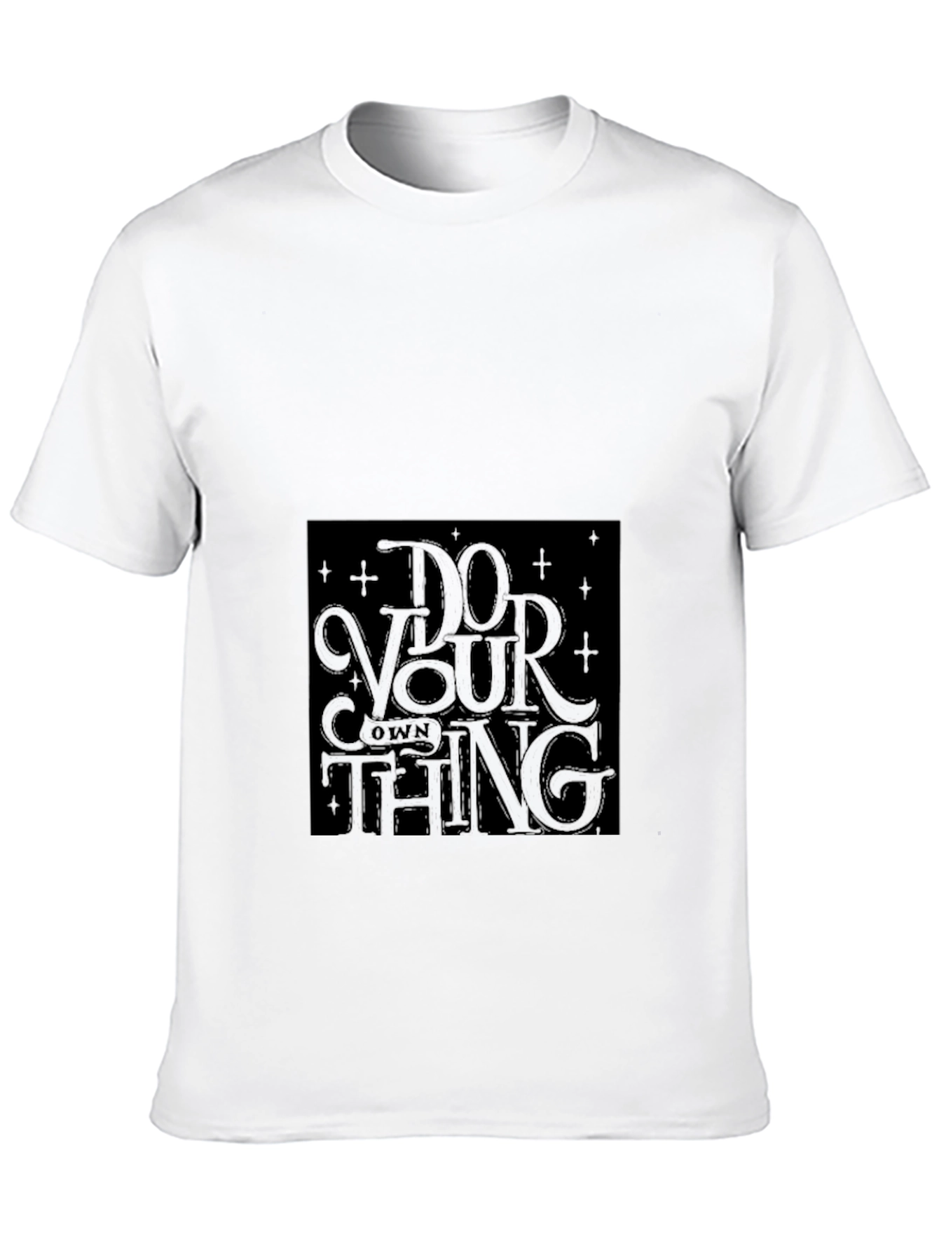Do Your Own Thing Black Graphic Tee