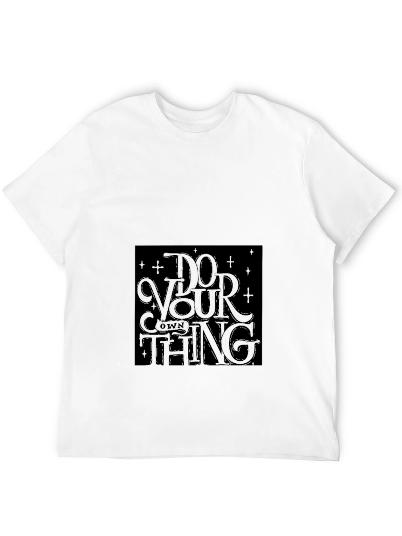 Do Your Own Thing Black Graphic Tee