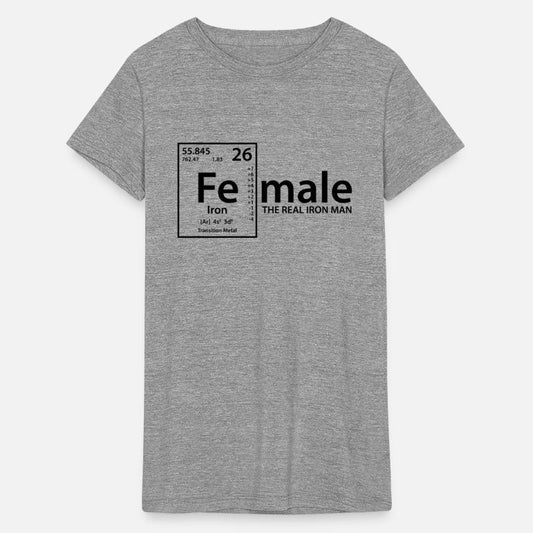 Female - The real iron man, Iron Man (black)