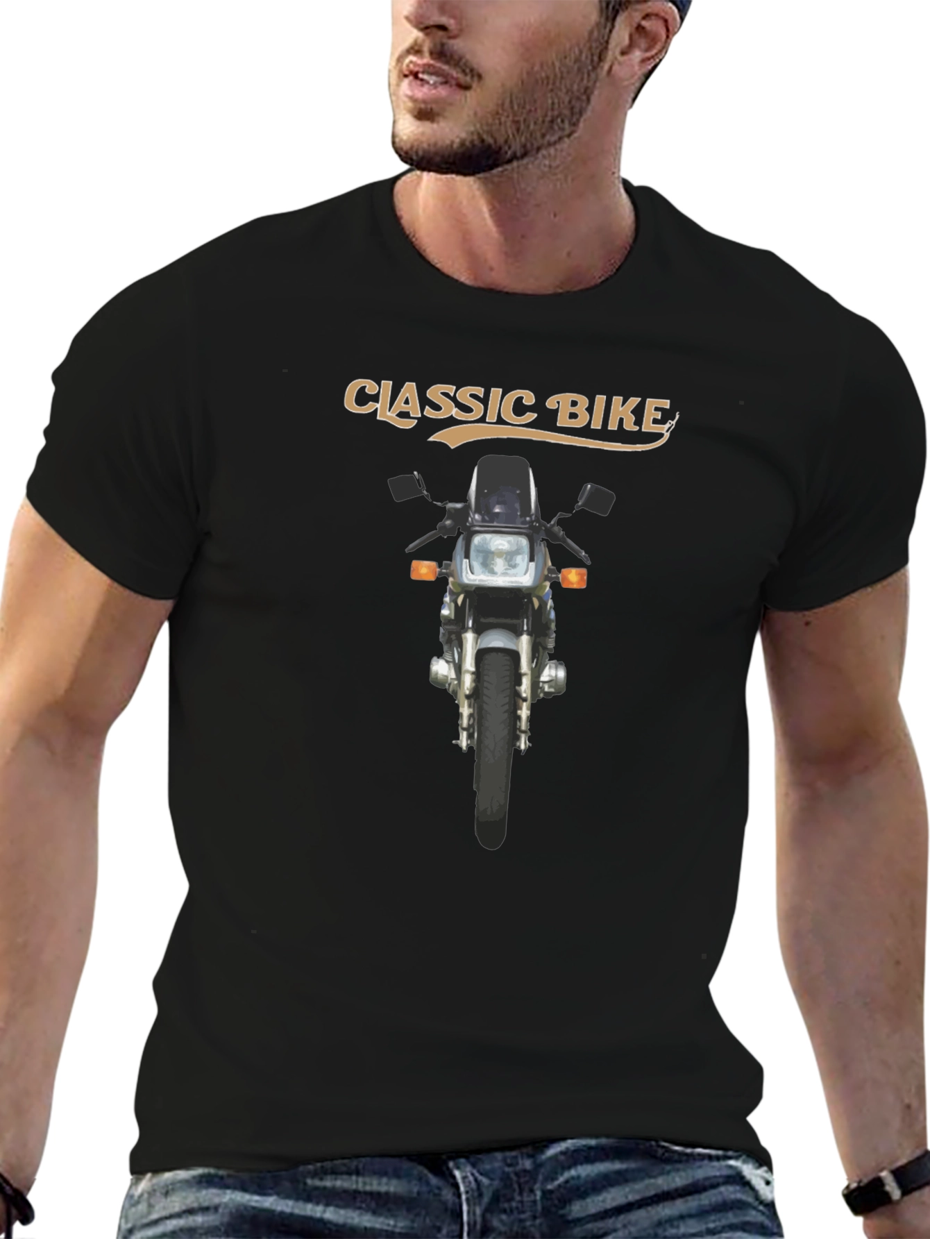 Classic Bike T-Shirt - Motorcycle Design