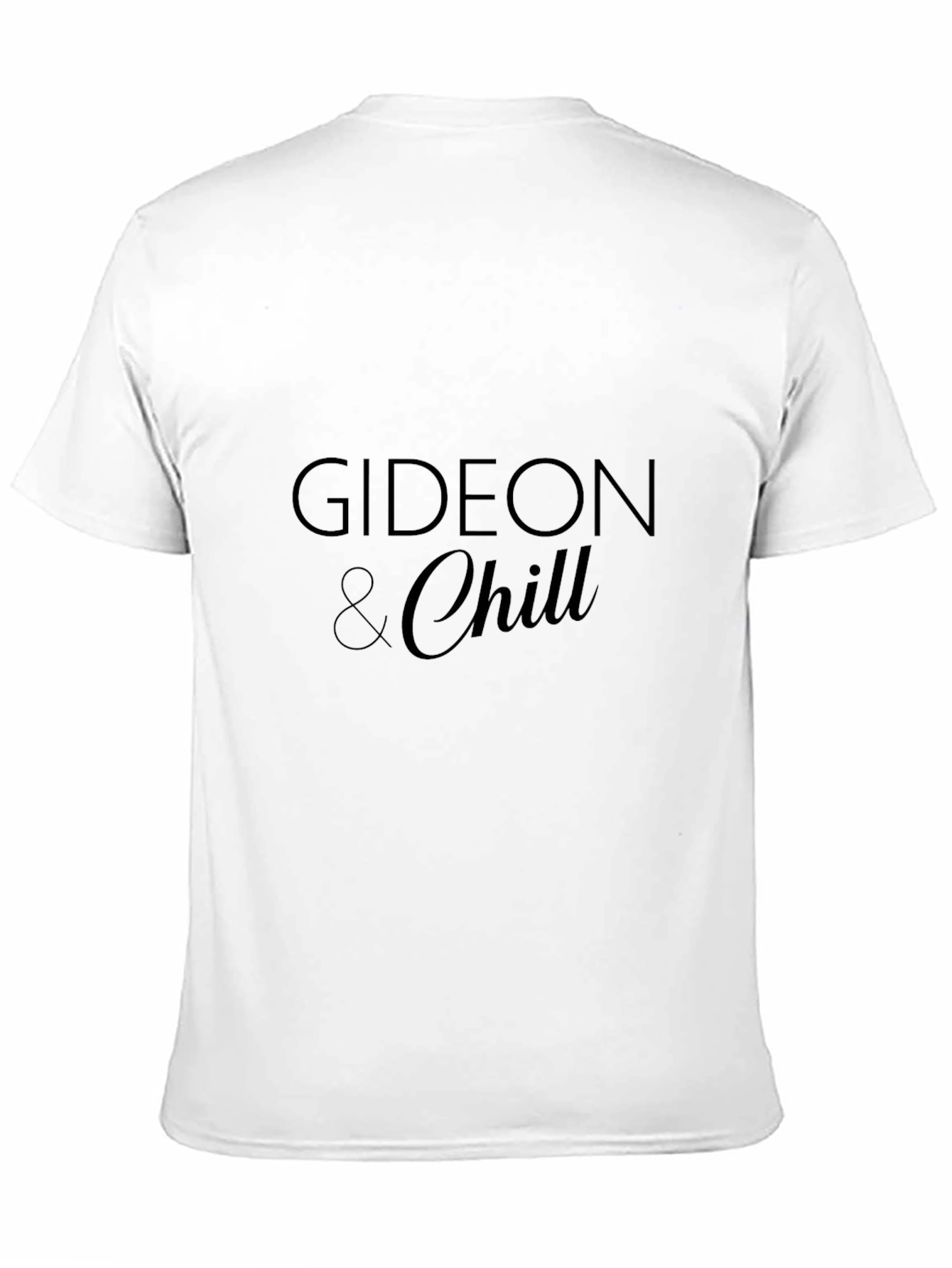 Gideon & Chill Black Graphic Tee