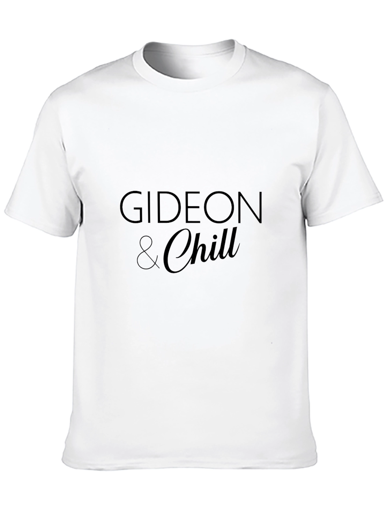 Gideon & Chill Black Graphic Tee