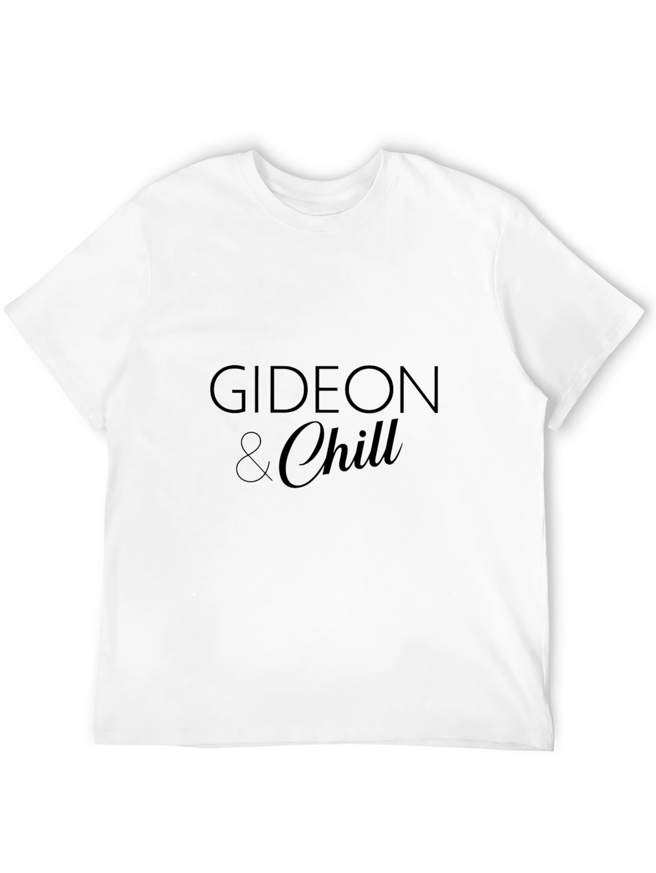 Gideon & Chill Black Graphic Tee