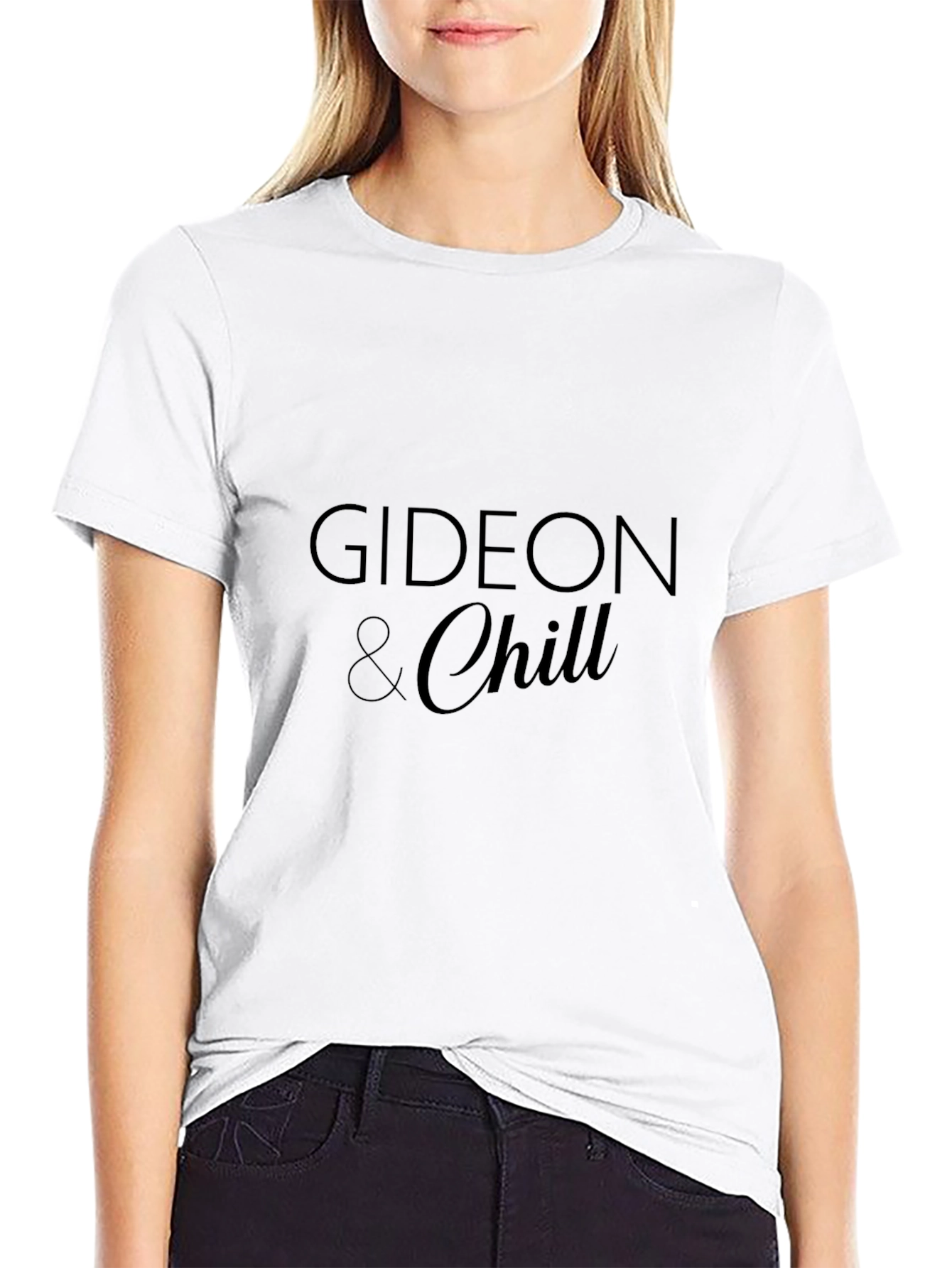 Gideon & Chill Black Graphic Tee