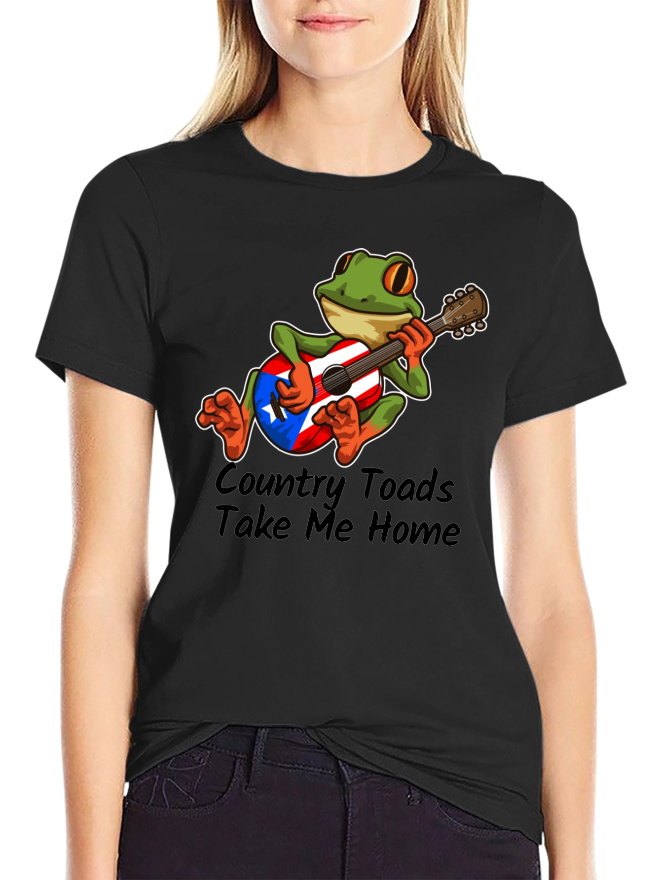 Country Toads Take Me Home Graphic T-Shirt