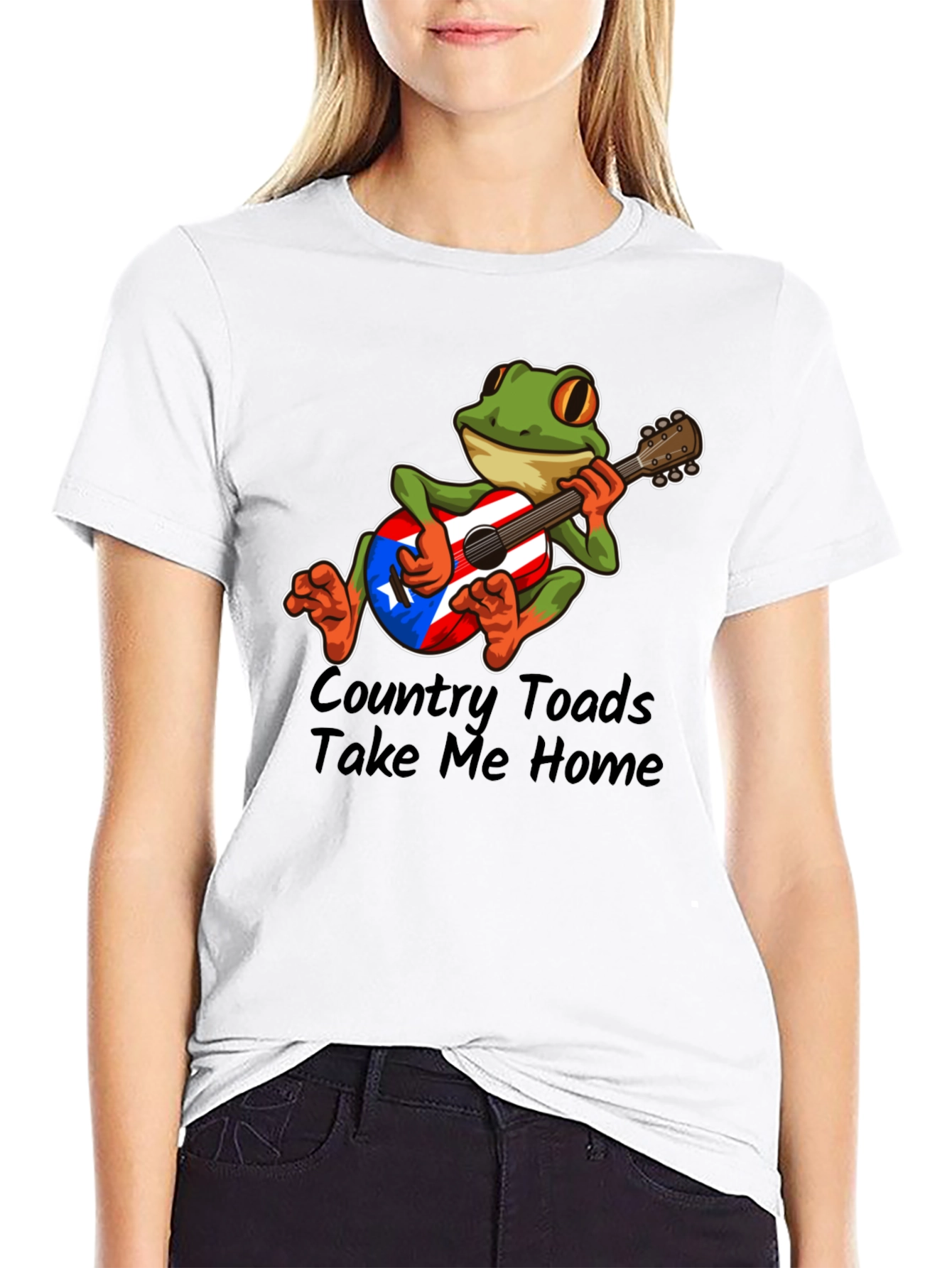 Country Toads Take Me Home Graphic T-Shirt