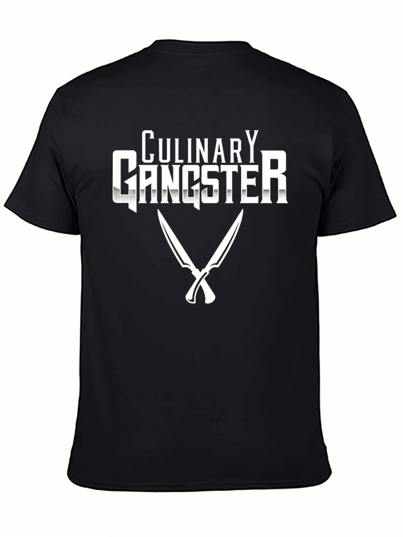 Culinary Gangster Black Graphic T-Shirt
