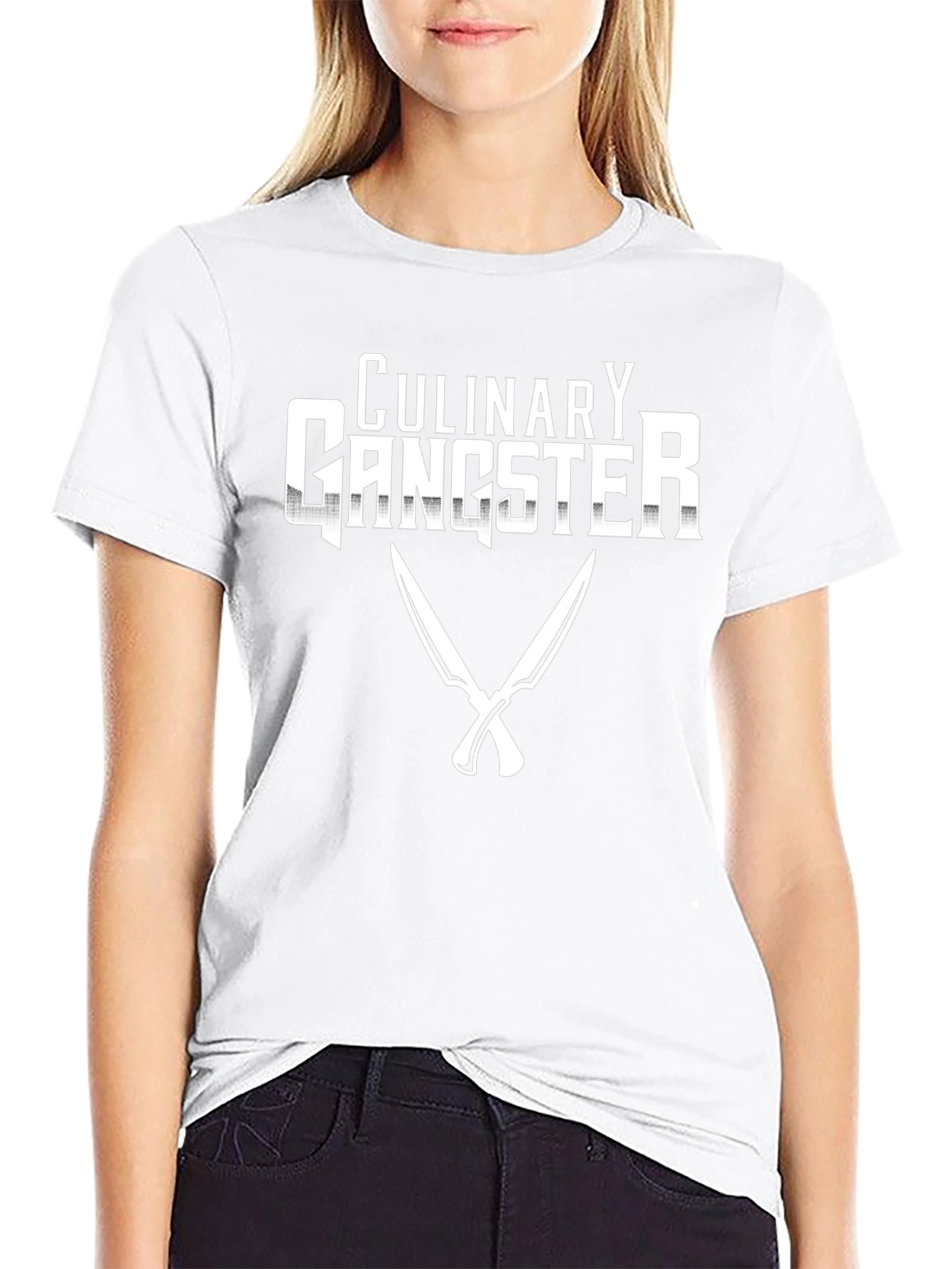 Culinary Gangster Black Graphic T-Shirt