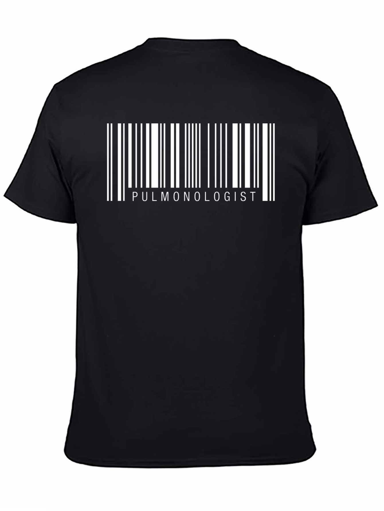 Pulmonologist Barcode T-Shirt - Medical Professional Tee