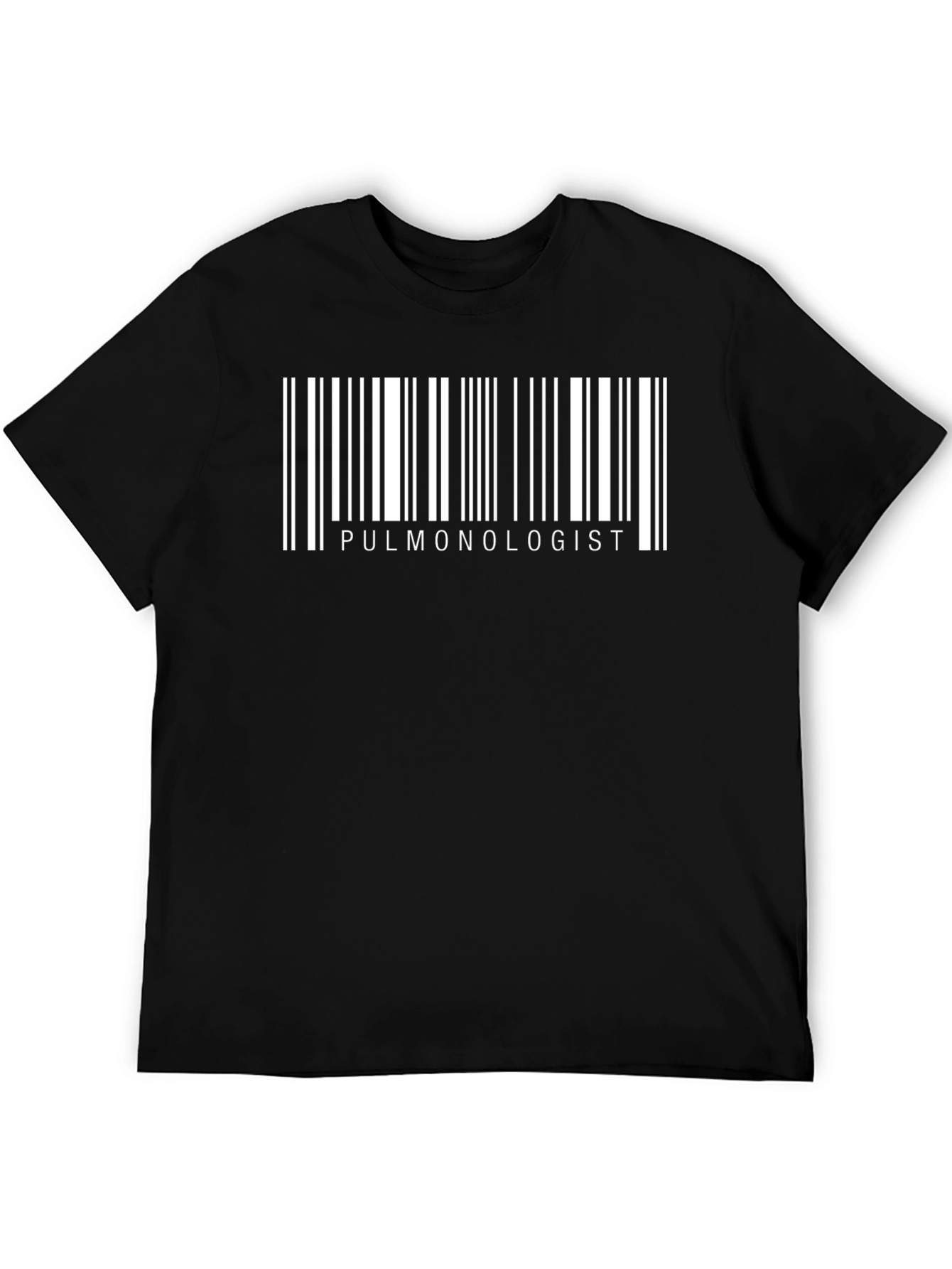 Pulmonologist Barcode T-Shirt - Medical Professional Tee